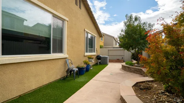 a outdoor space view with a sitting space