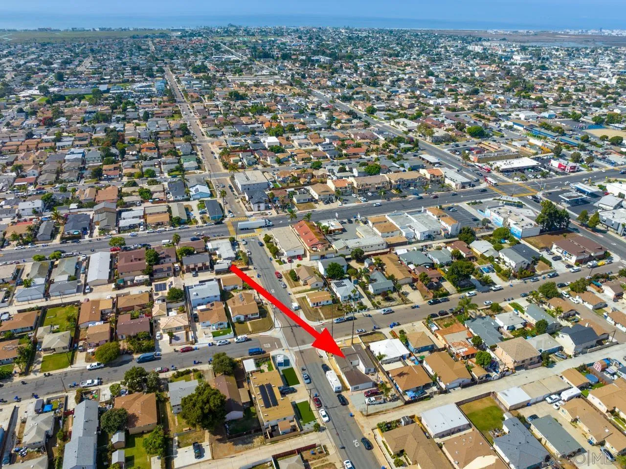 1195 Georgia Street, Unit B Imperial Beach, CA 91932 - Photo 16 of 17 an aerial view of multiple house