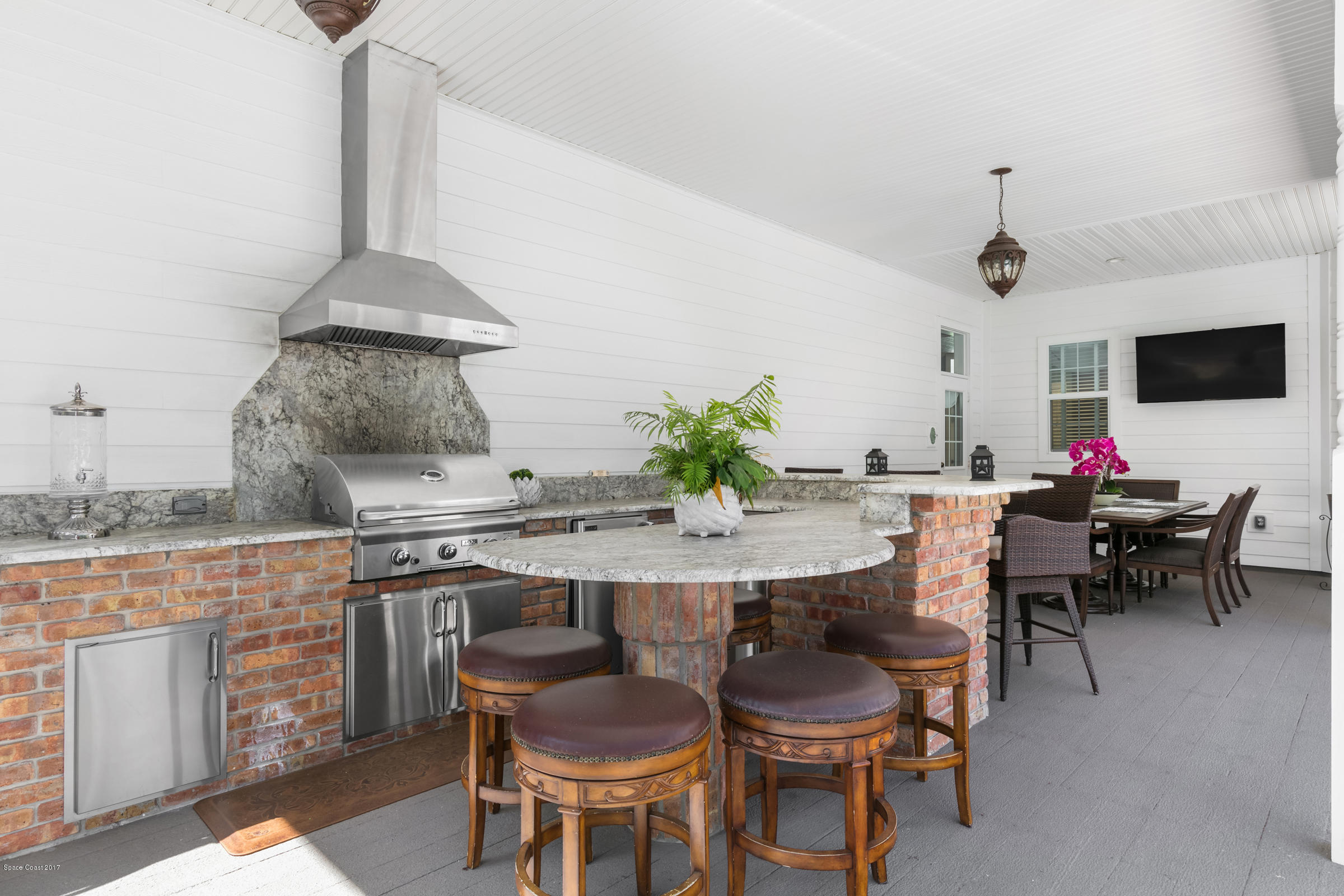 4285 Turtle Mound Road Melbourne, FL 32934 - Photo 28 of 43 Summer Kitchen
