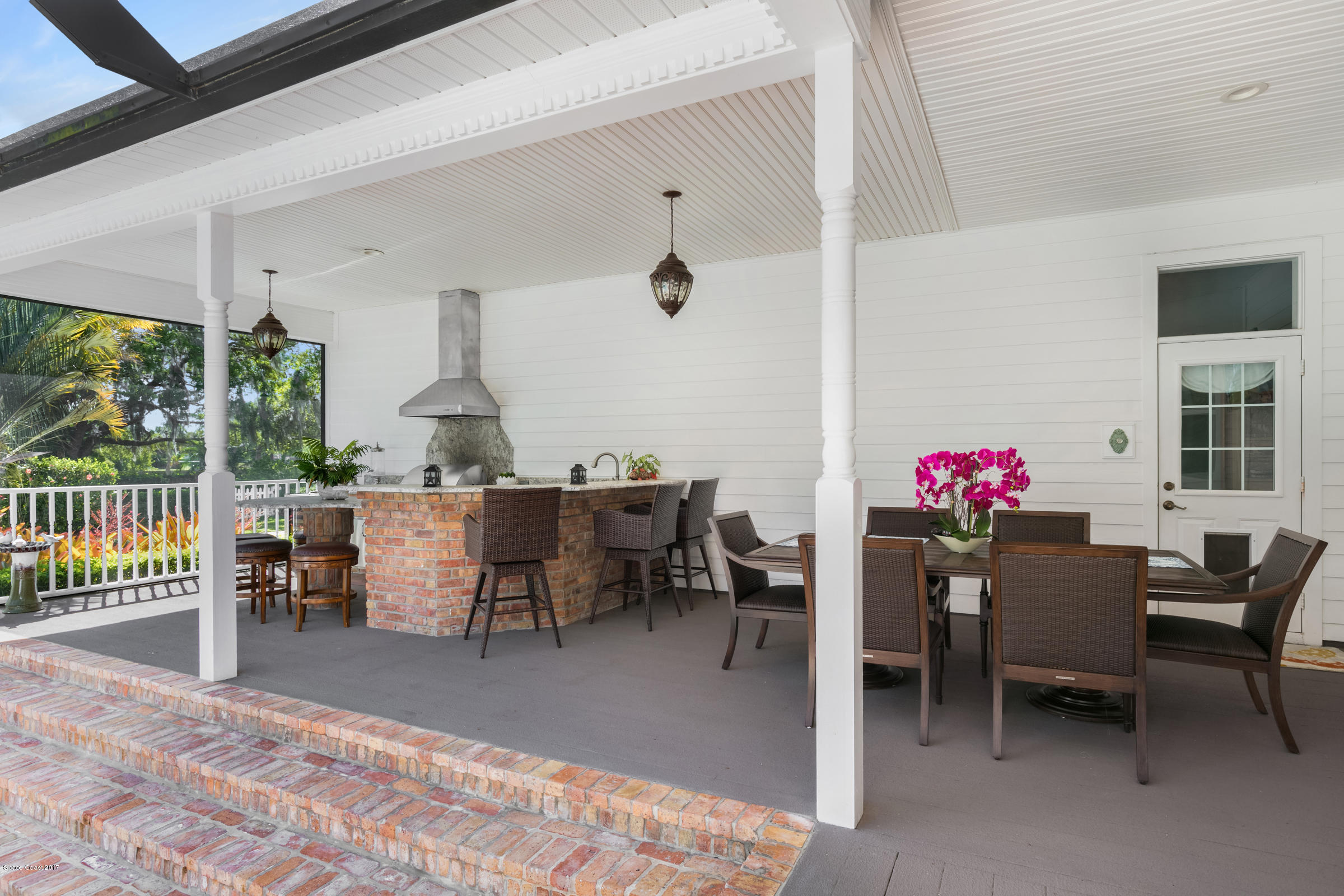 4285 Turtle Mound Road Melbourne, FL 32934 - Photo 29 of 43 Summer Kitchen