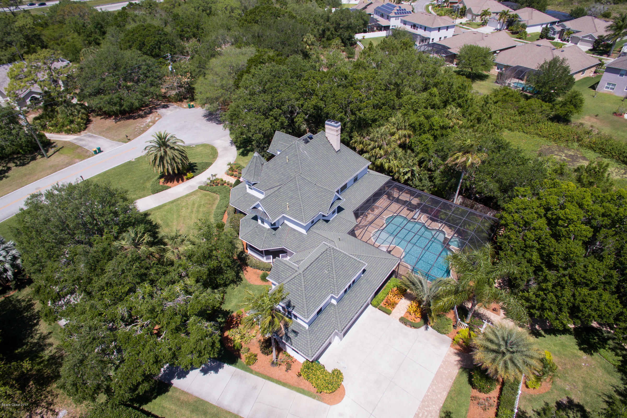 4285 Turtle Mound Road Melbourne, FL 32934 - Photo 43 of 43 Aerial