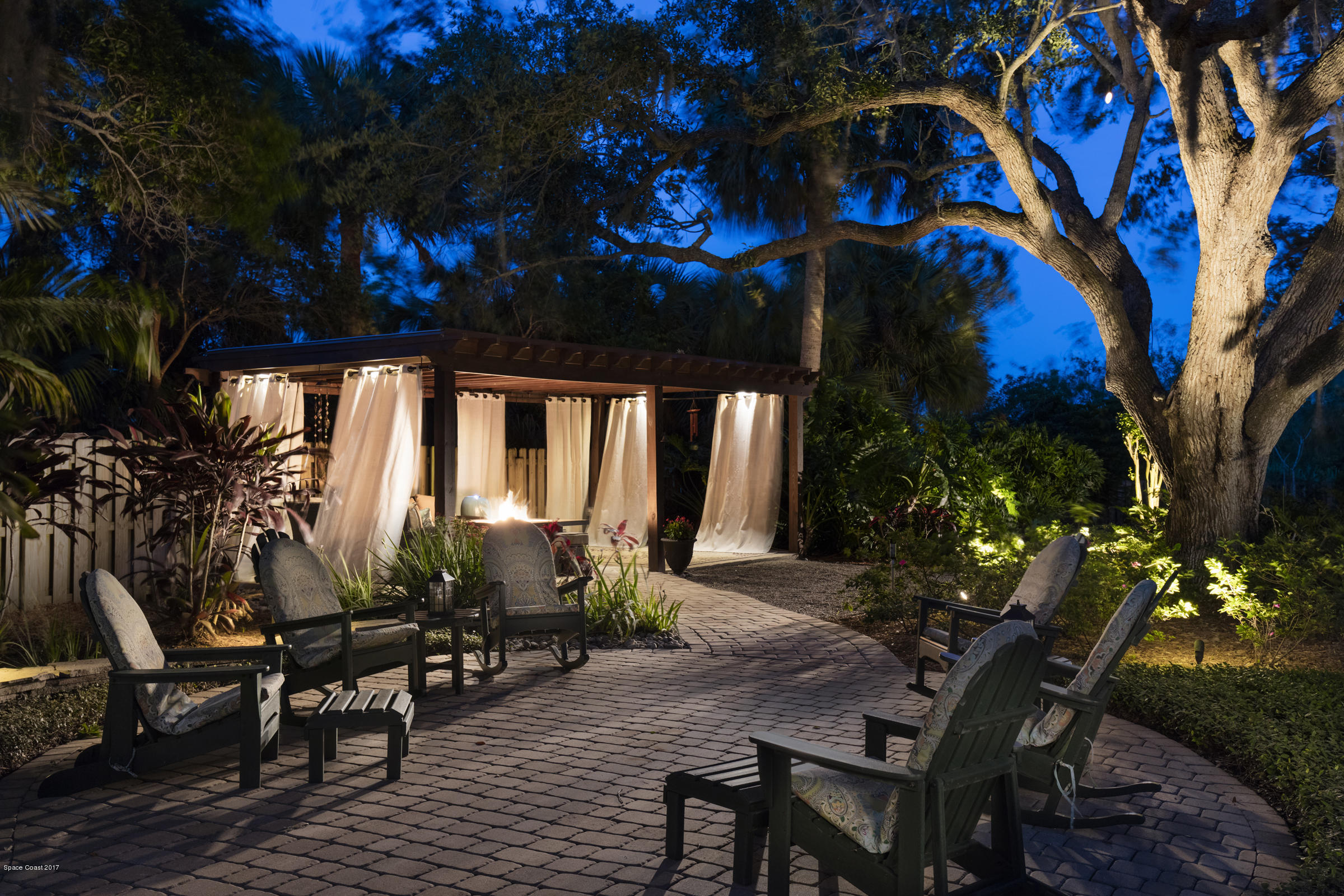 4285 Turtle Mound Road Melbourne, FL 32934 - Photo 6 of 43 Twilight - Pergola