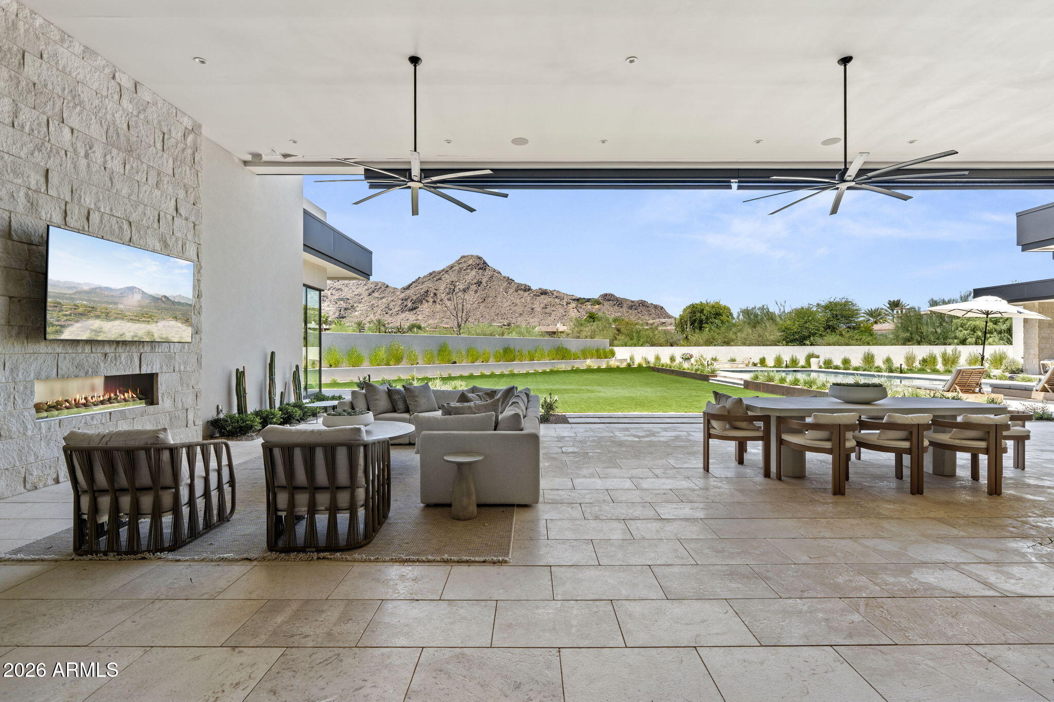 7700 North Invergordon Road Paradise Valley, AZ 85253 - Photo 38 of 50 Expansive Covered Patio