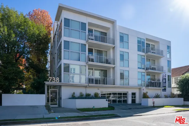 a front view of a building