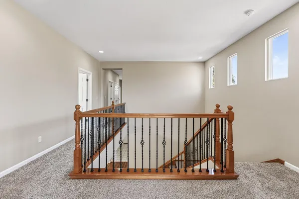 a view of entryway with stairs