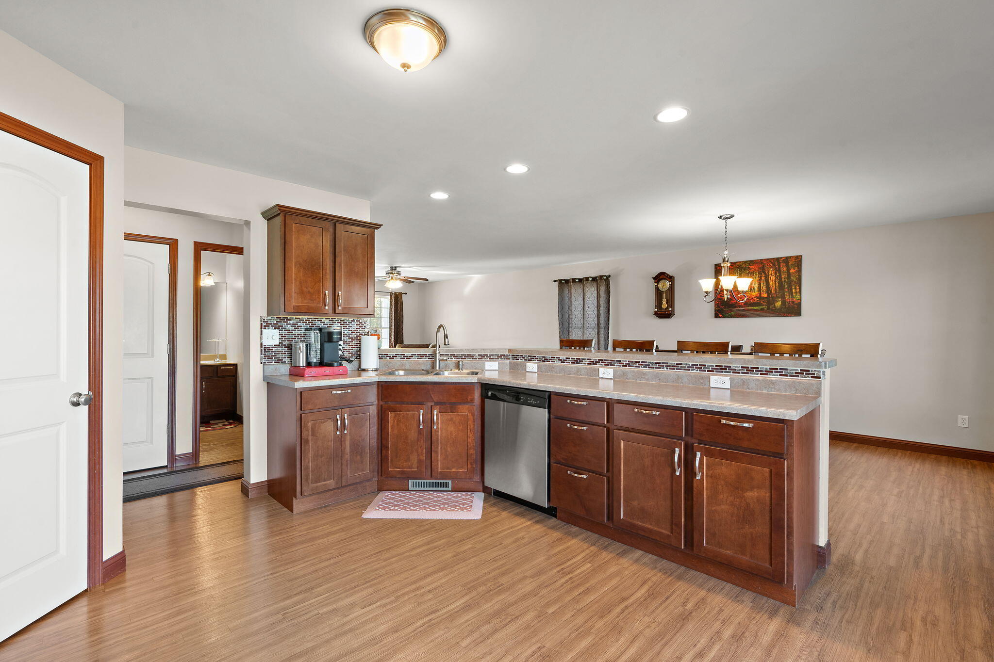 1156 Donegal Lane Crown Point, IN 46307 - Photo 11 of 25 a large kitchen with stainless steel appliances granite countertop a stove and a refrigerator