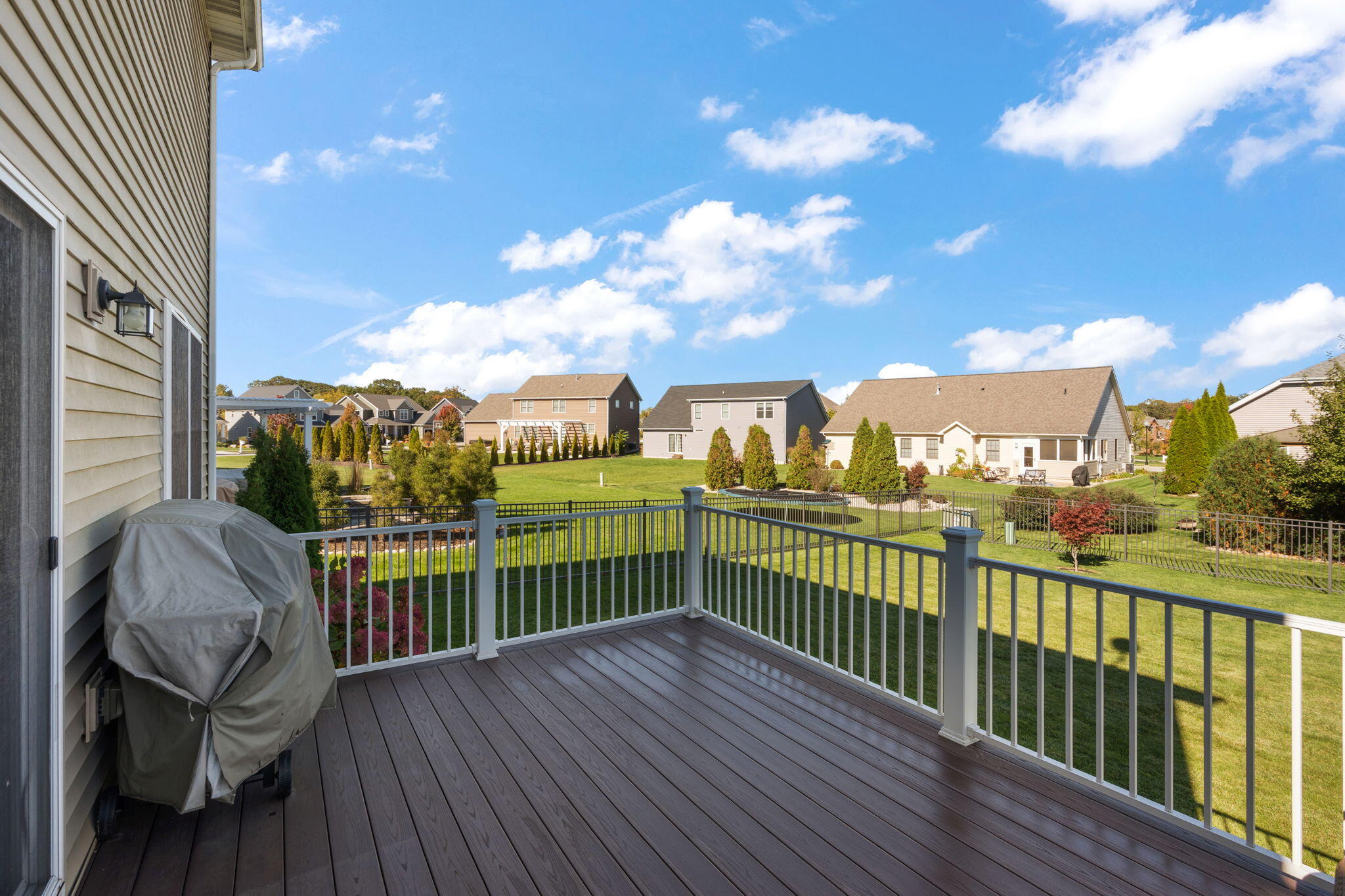 1156 Donegal Lane Crown Point, IN 46307 - Photo 21 of 25 a view of a balcony with furniture