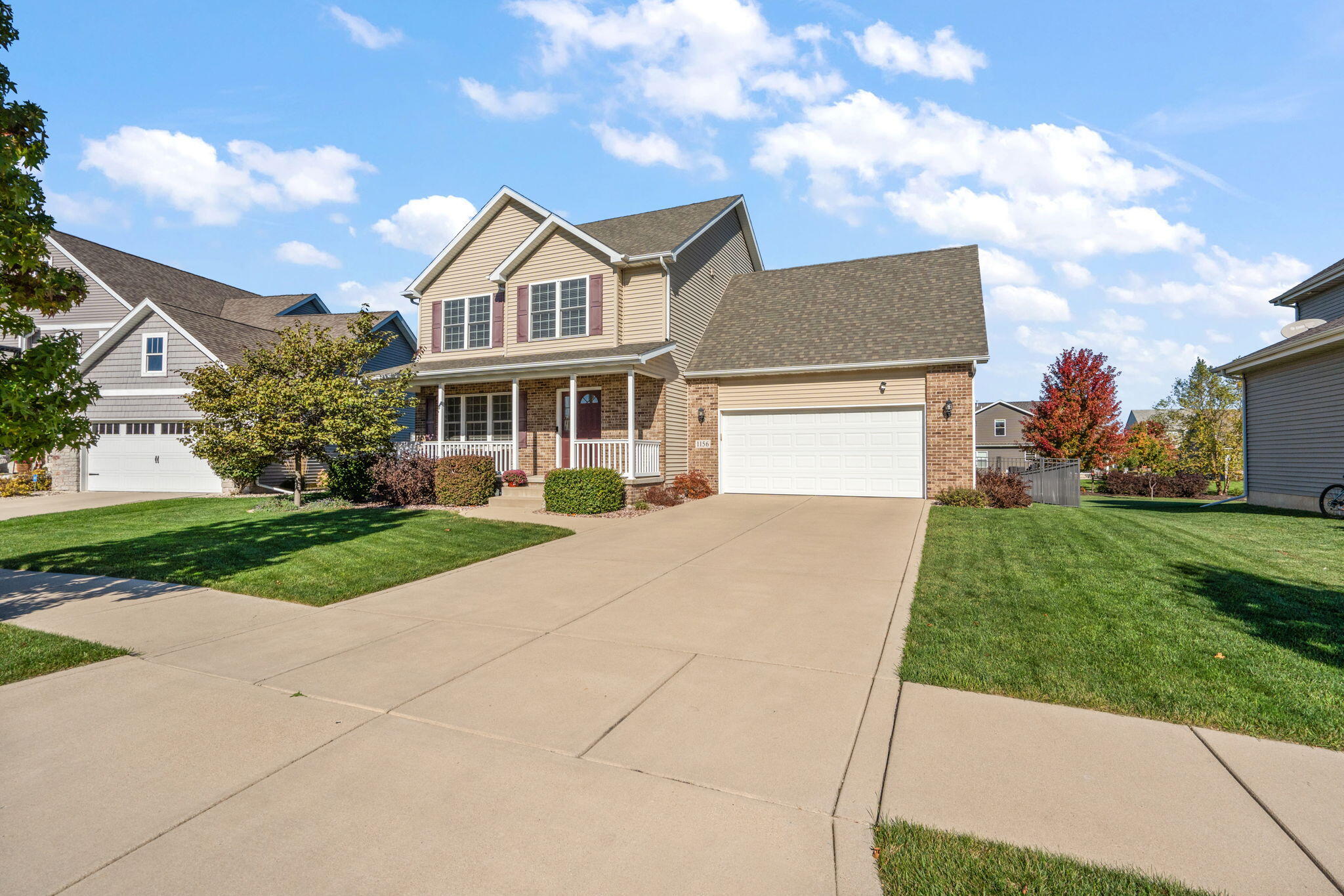 1156 Donegal Lane Crown Point, IN 46307 - Photo 3 of 25 a view of house with a yard and potted plants