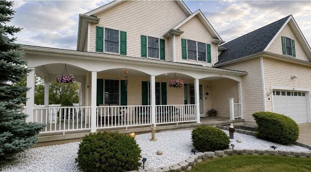 123 Fieldview Drive Erwin, NY 14870 - Photo 4 of 37 Front porch with all new landscaping