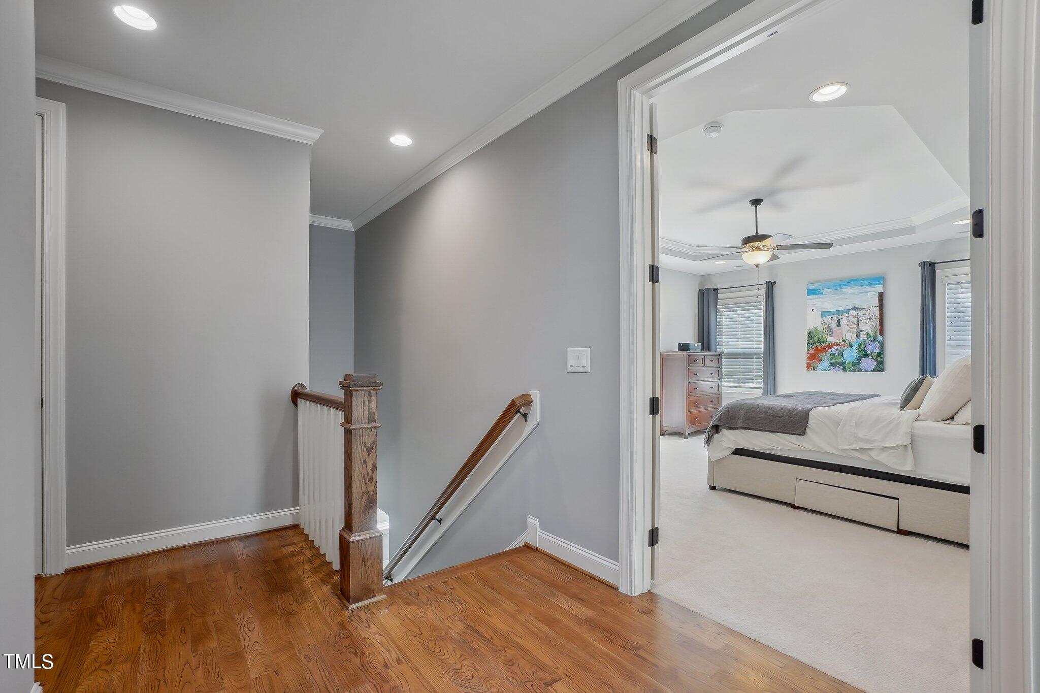 103 Pineland Circle Raleigh, NC 27606 - Photo 31 of 62 a view of a livingroom with a furniture and a ceiling fan