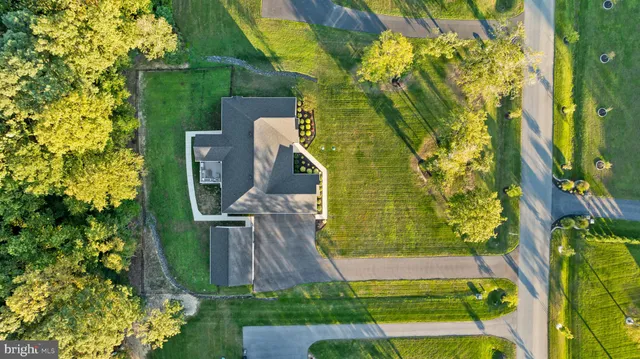 a bedroom with a bed and a table