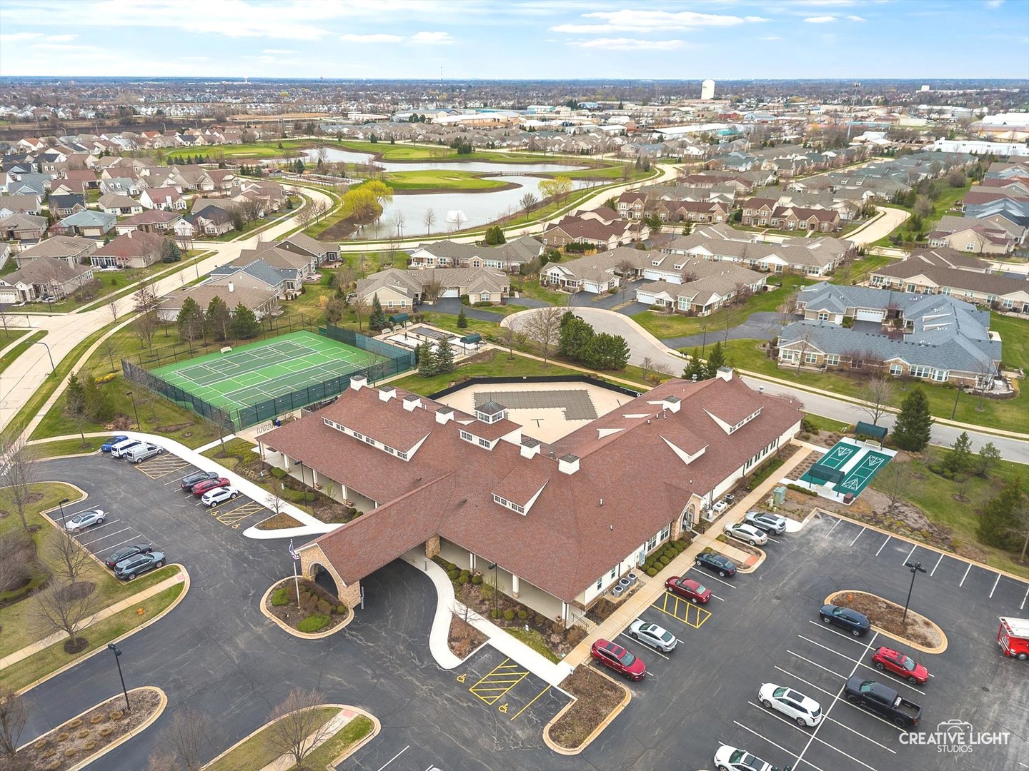 3607 Greystone Avenue Naperville, IL 60564 - Photo 44 of 59 an aerial view of residential houses with outdoor space
