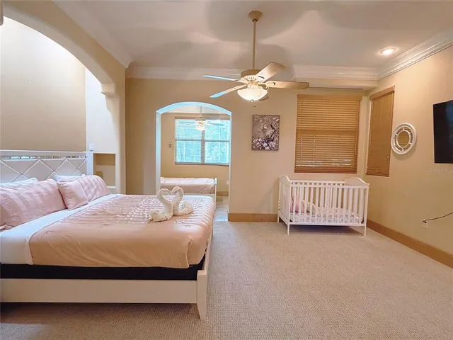a bathroom with a bathtub and window