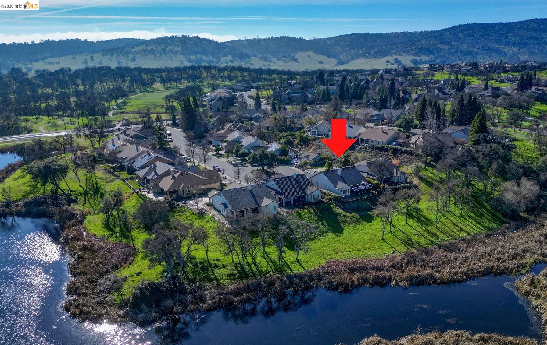 a aerial view of multiple house