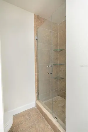 a bathroom with a bathtub and a sink