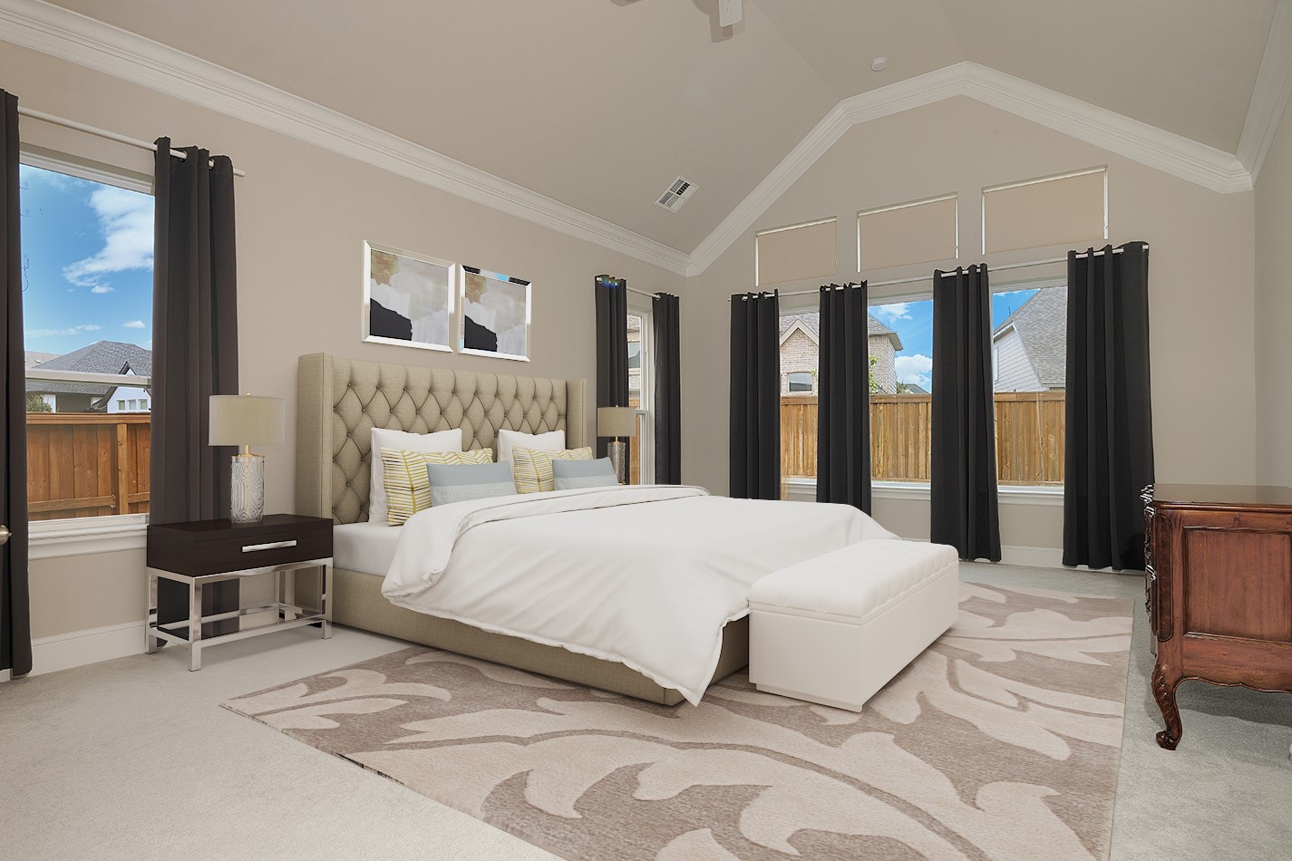 5361 Cherry Spring Drive Spring, TX 77386 - Photo 20 of 35 a bedroom with a large bed and a window