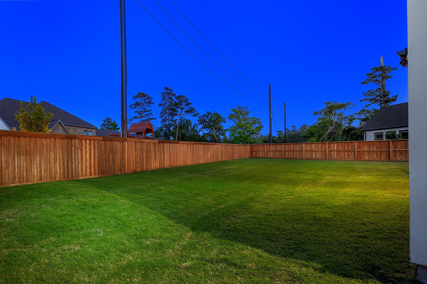 5361 Cherry Spring Drive Spring, TX 77386 - Photo 35 of 35 a view of backyard with wooden fence