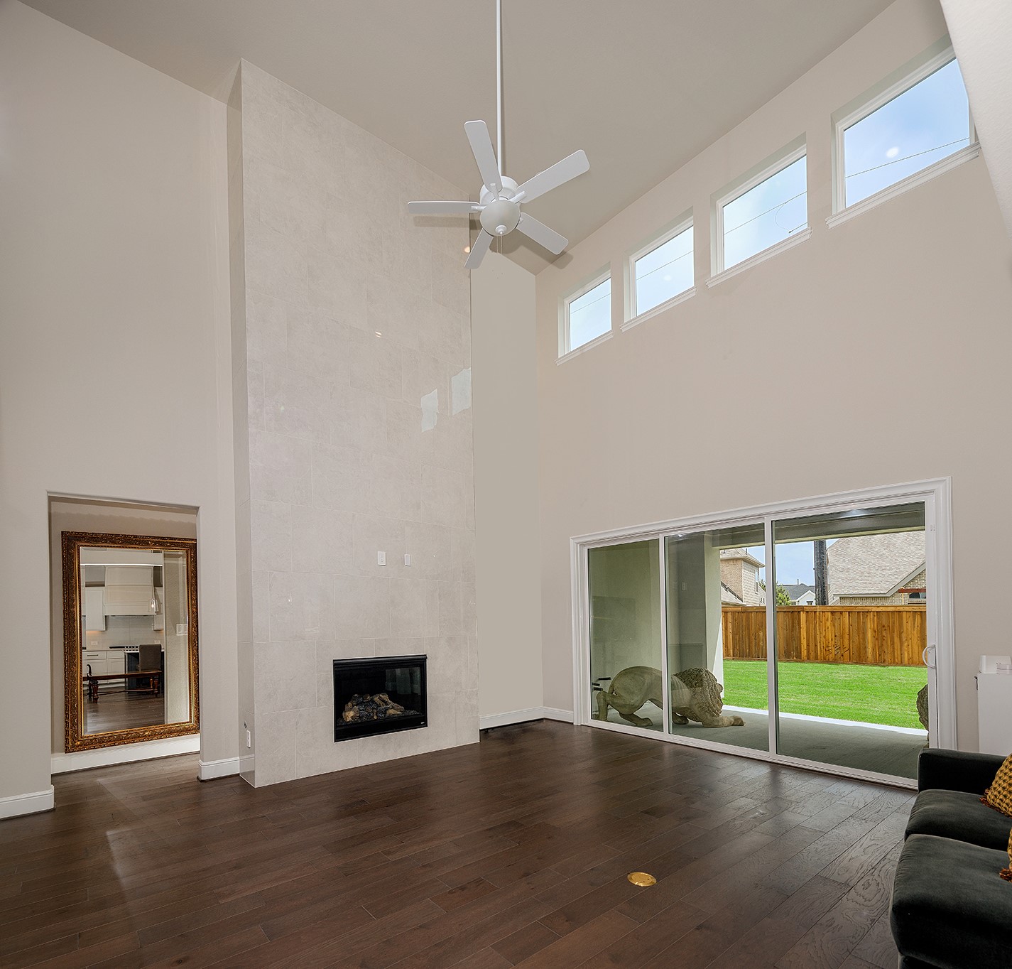 5361 Cherry Spring Drive Spring, TX 77386 - Photo 8 of 35 an empty room with windows and fireplace
