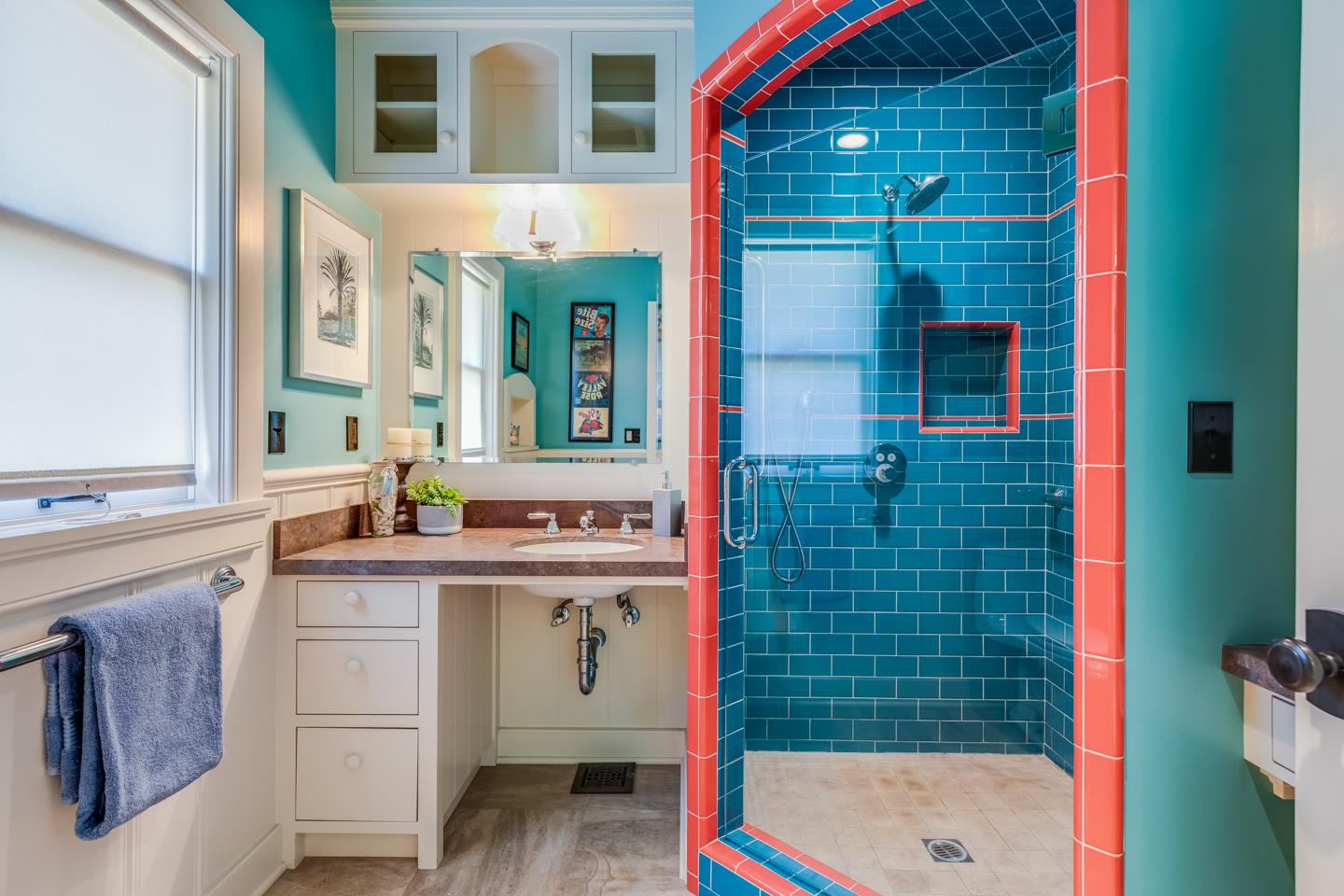 28 Cresta Way La Selva Beach, CA 95076 - Photo 21 of 39 a bathroom with a sink a toilet and shower