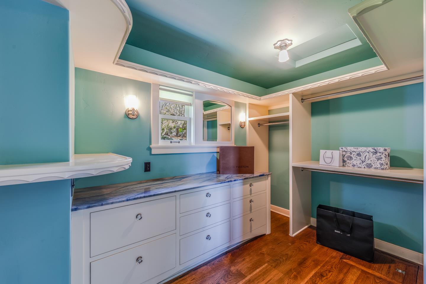 28 Cresta Way La Selva Beach, CA 95076 - Photo 31 of 39 a spacious bathroom with a granite countertop sink and a mirror