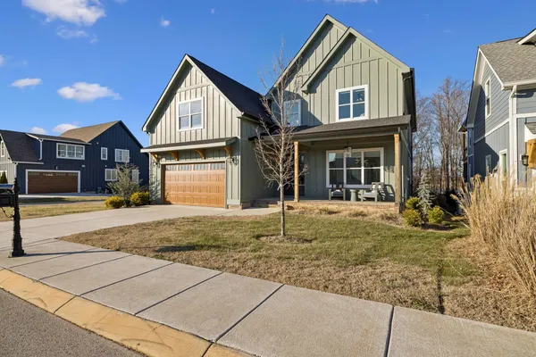 a house with yard in front of it