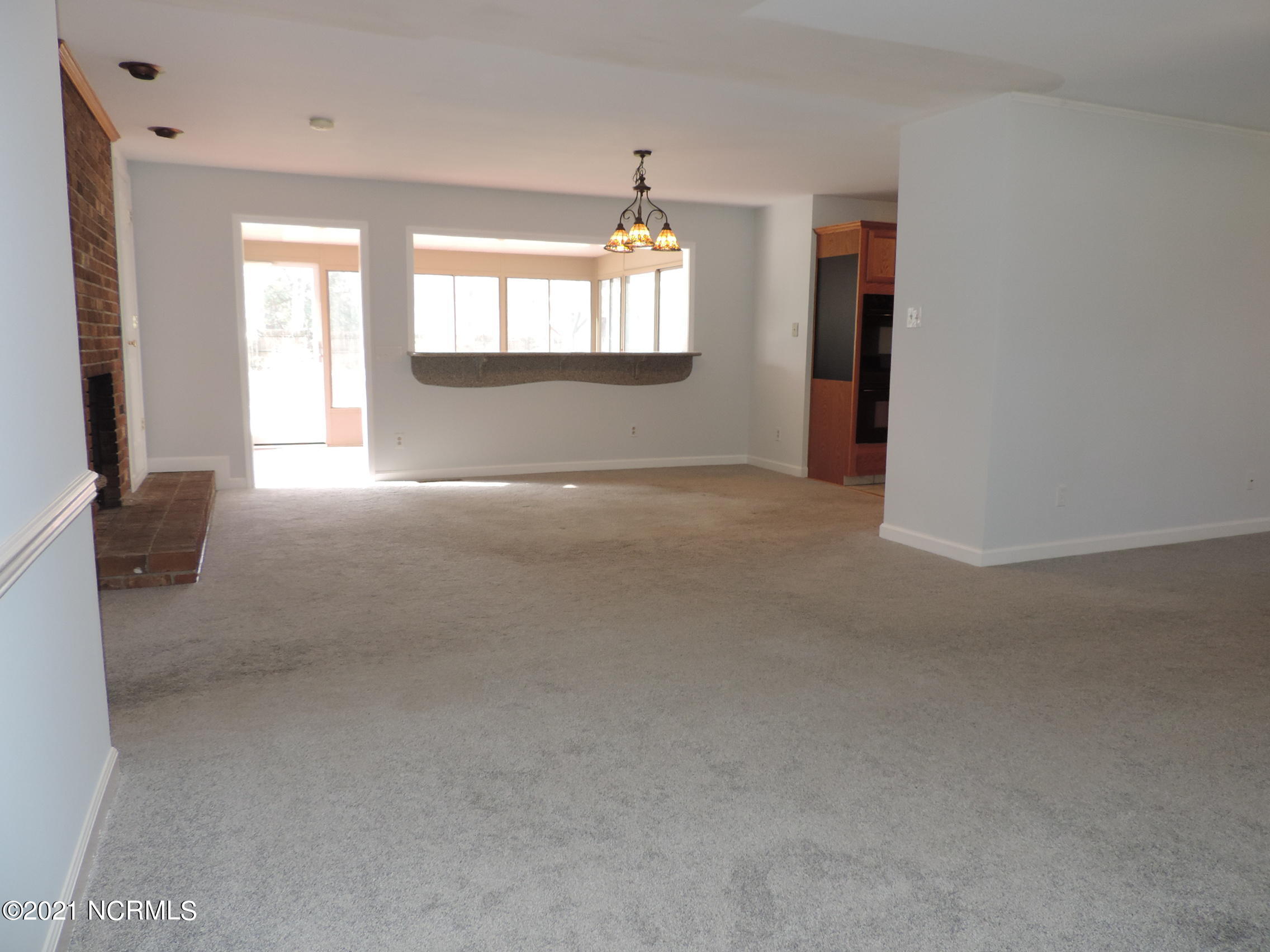 3613 Fox Chase Road New Bern, NC 28562 - Photo 3 of 34 living room entry open to dining room