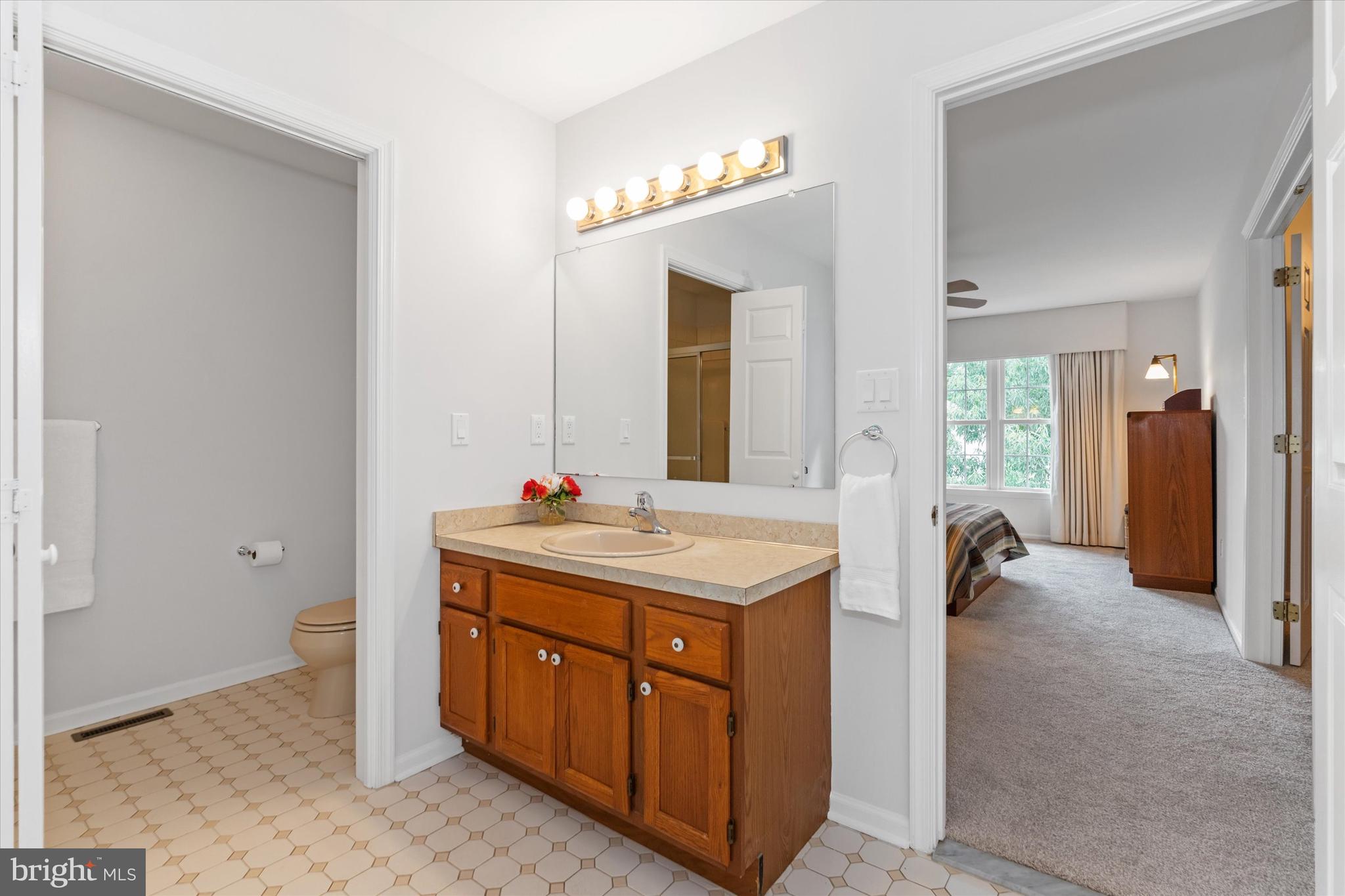 216 South Pond Road Hockessin, DE 19707 - Photo 33 of 61 a bathroom with a sink and a mirror