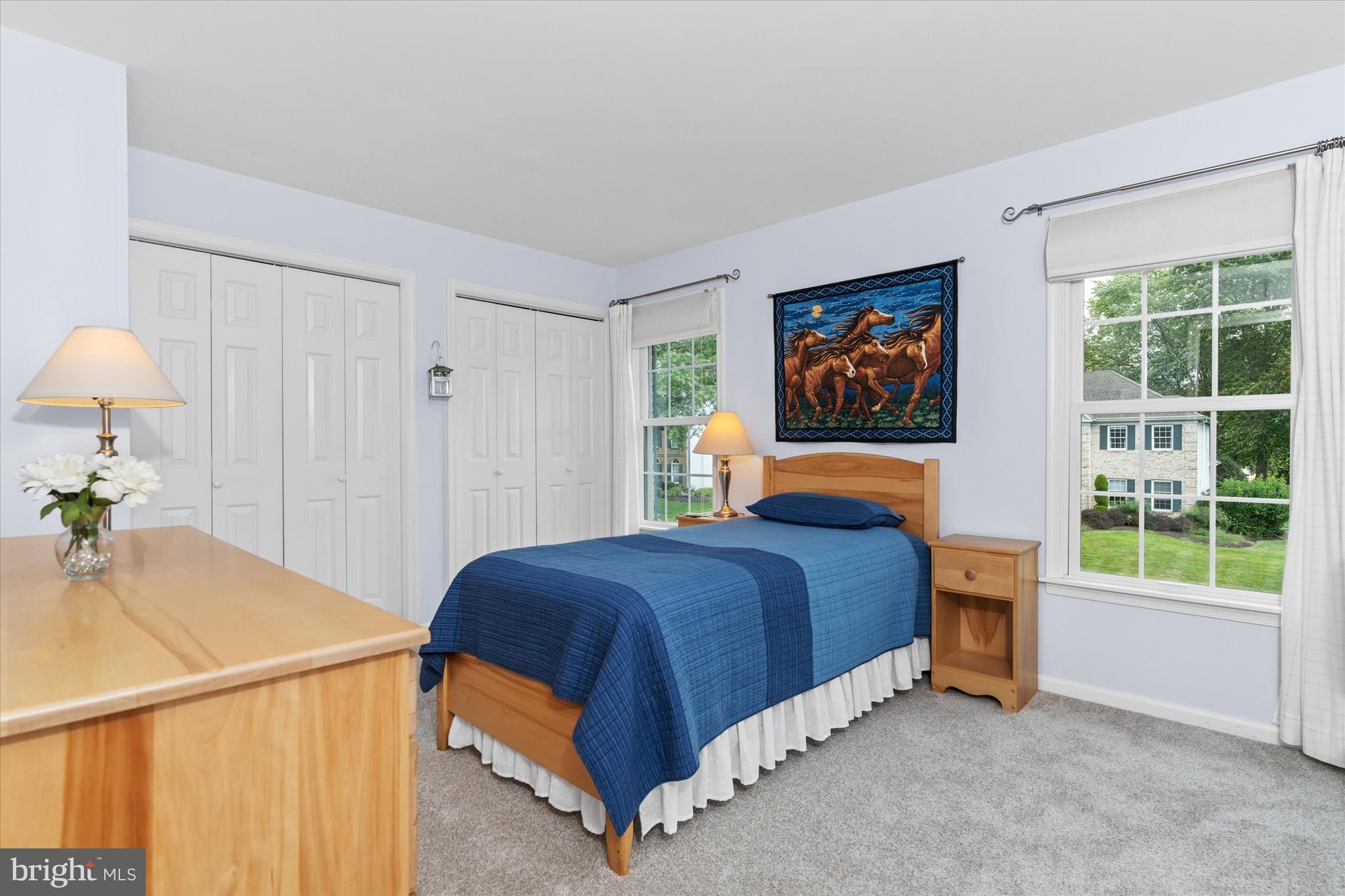 216 South Pond Road Hockessin, DE 19707 - Photo 36 of 61 Second Bedroom with Two Windows & Closets