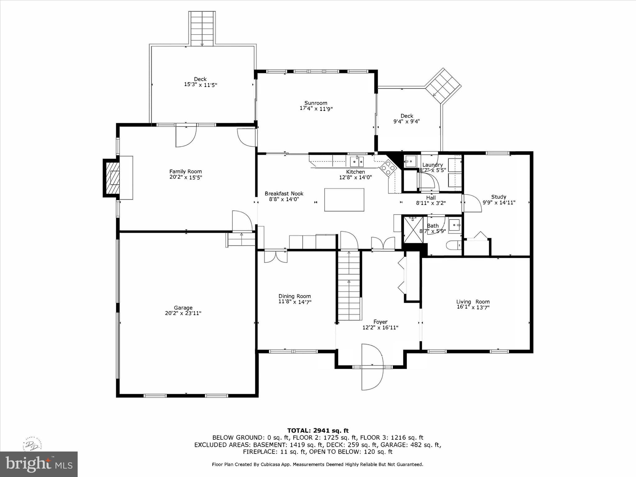 216 South Pond Road Hockessin, DE 19707 - Photo 59 of 61 First Floor Plan