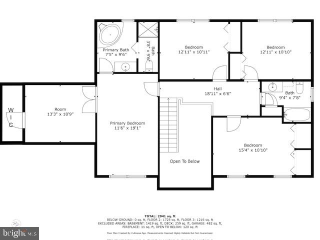 216 South Pond Road Hockessin, DE 19707 - Photo 60 of 61 a picture of a floor plan