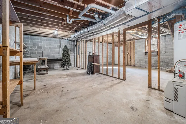 a view of a storage room