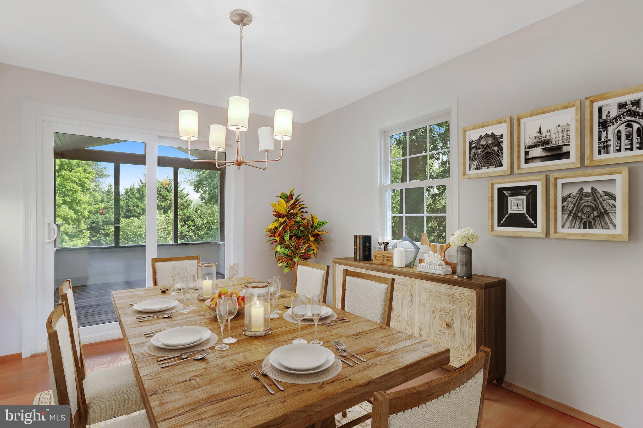 8305 Accotink Road Lorton, VA 22079 - Photo 4 of 73 Virtually staged dining room