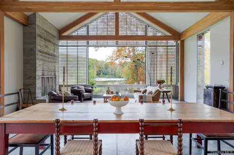 a outdoor space with furniture and window