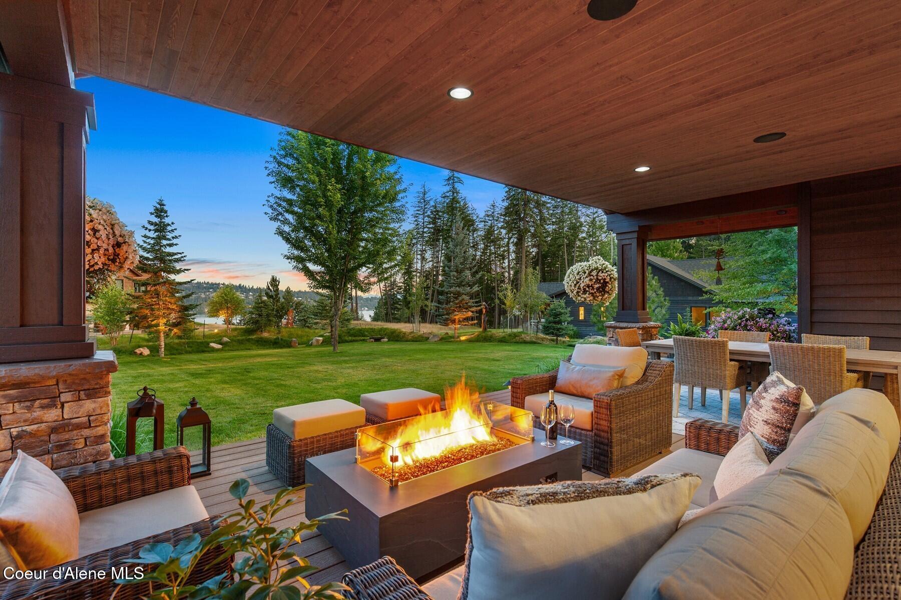 3674 East Basin Falls Road Hayden, ID 83835 - Photo 7 of 70 Twilight Patio Fire Table