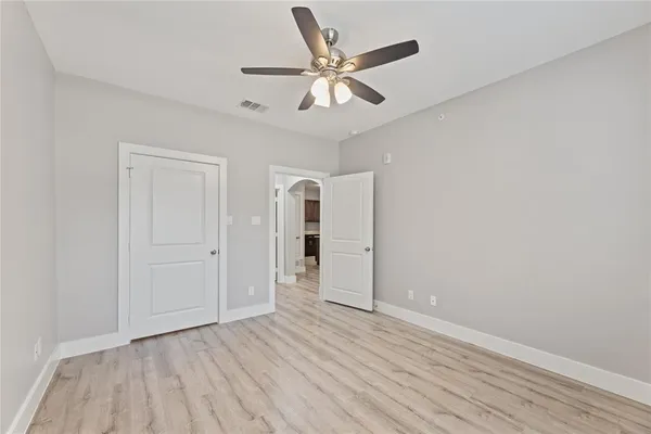 wooden floor in an empty room