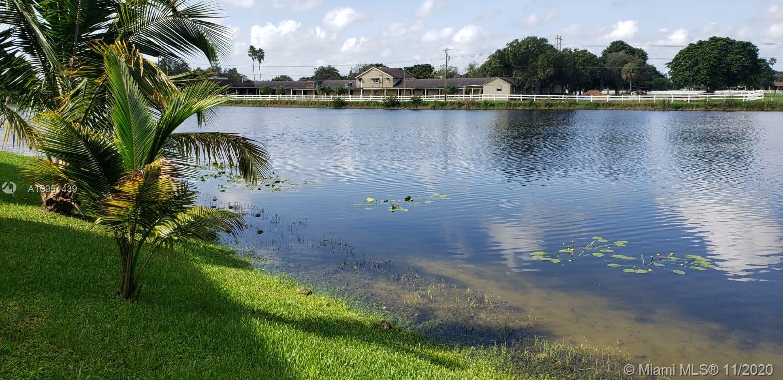 4709 Grapevine Way Davie, FL 33331 - Photo 6 of 41 Backyard view of lake with horse ranch.