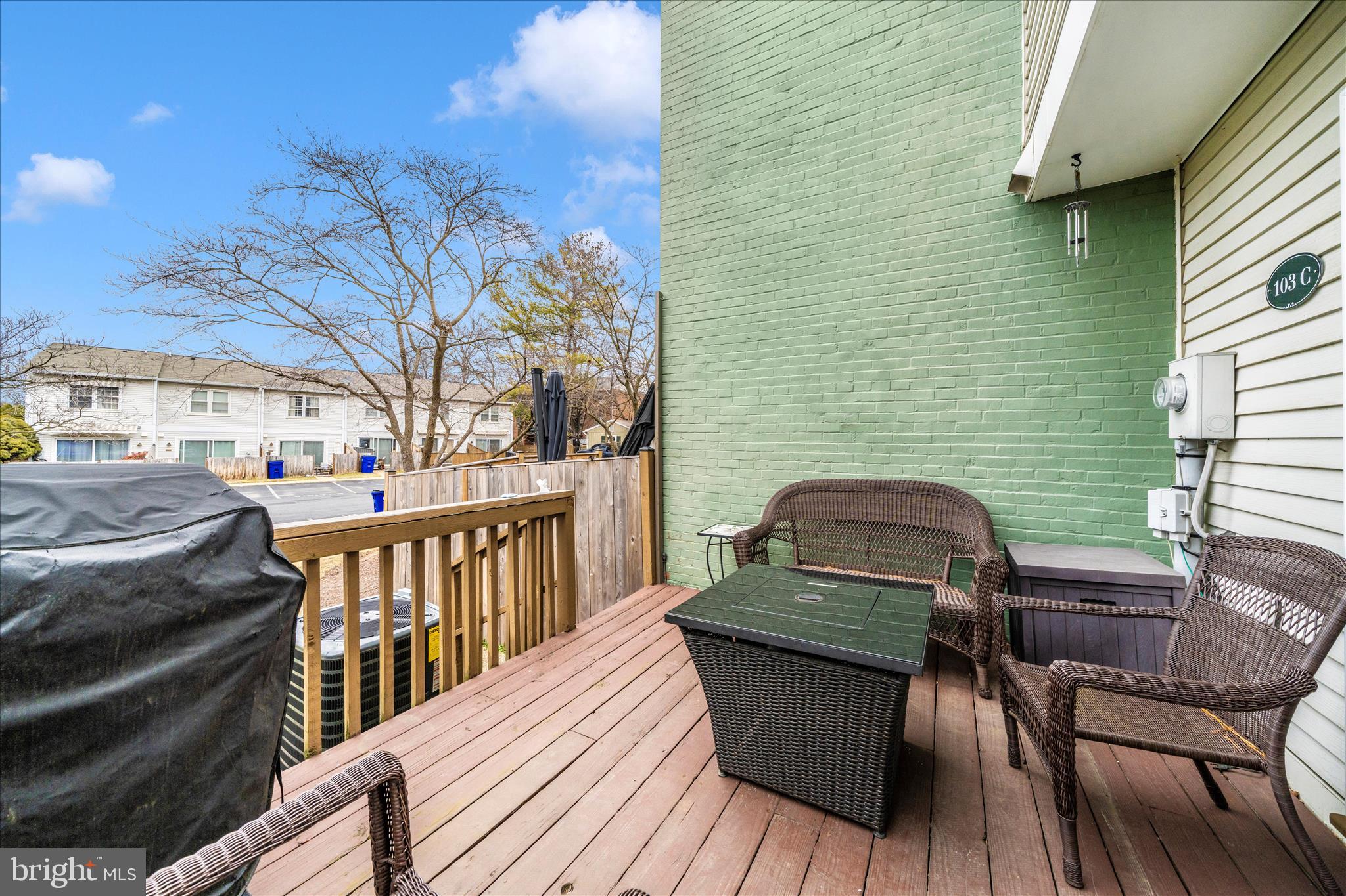 103 East 8th Street, Unit 103C Frederick, MD 21701 - Photo 27 of 34 a view of a balcony with furniture