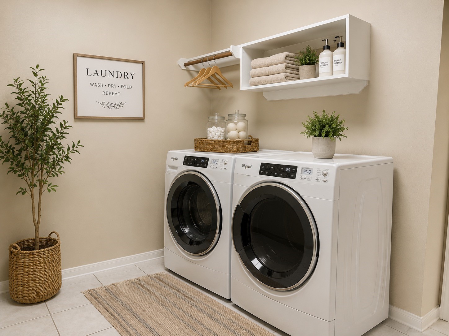 90 North Country Gate Circle Conroe, TX 77384 - Photo 40 of 43 visually staged laundry room