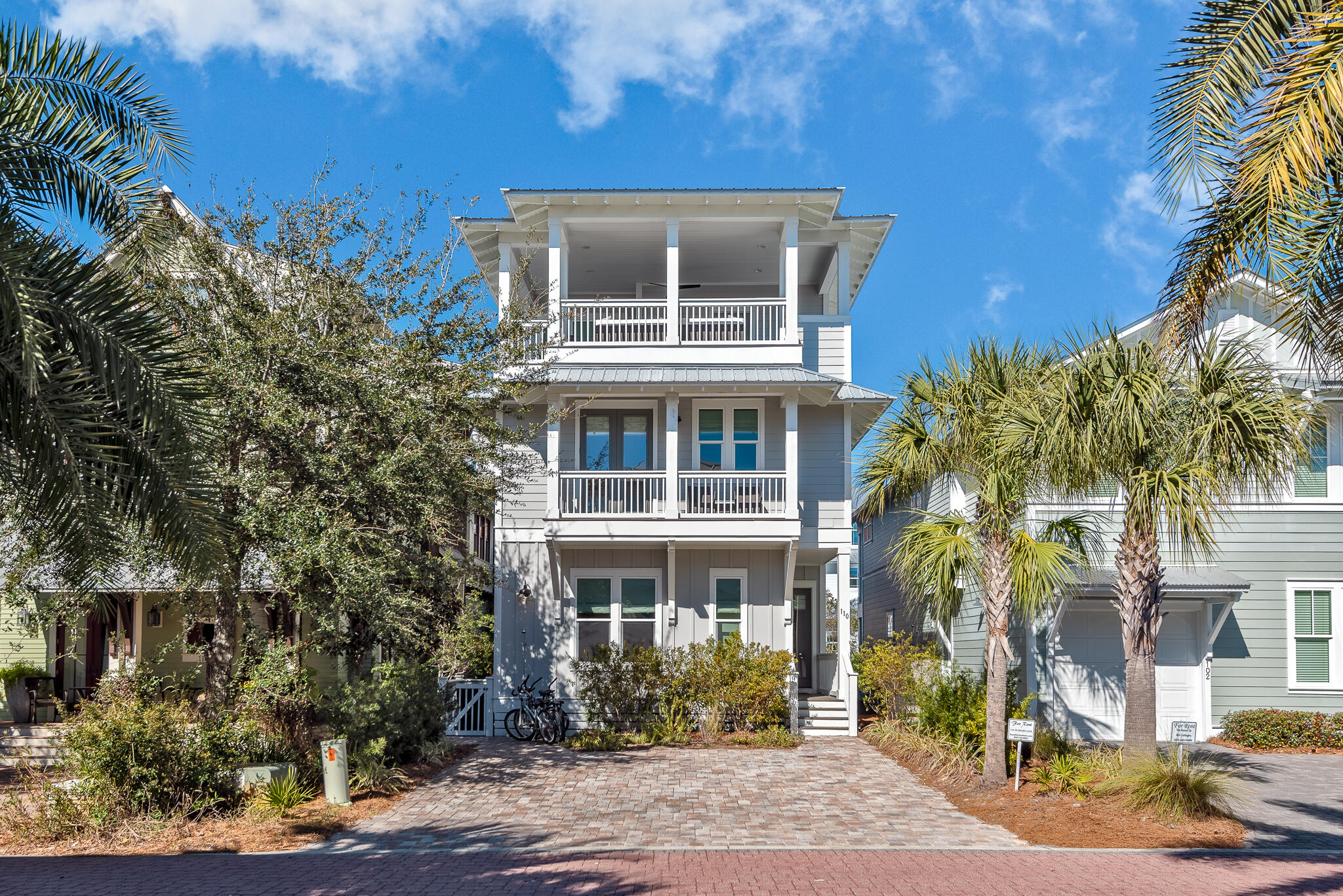 110 Surfer Lane Inlet Beach, FL 32461 - Photo 2 of 55 a front view of a house with a yard
