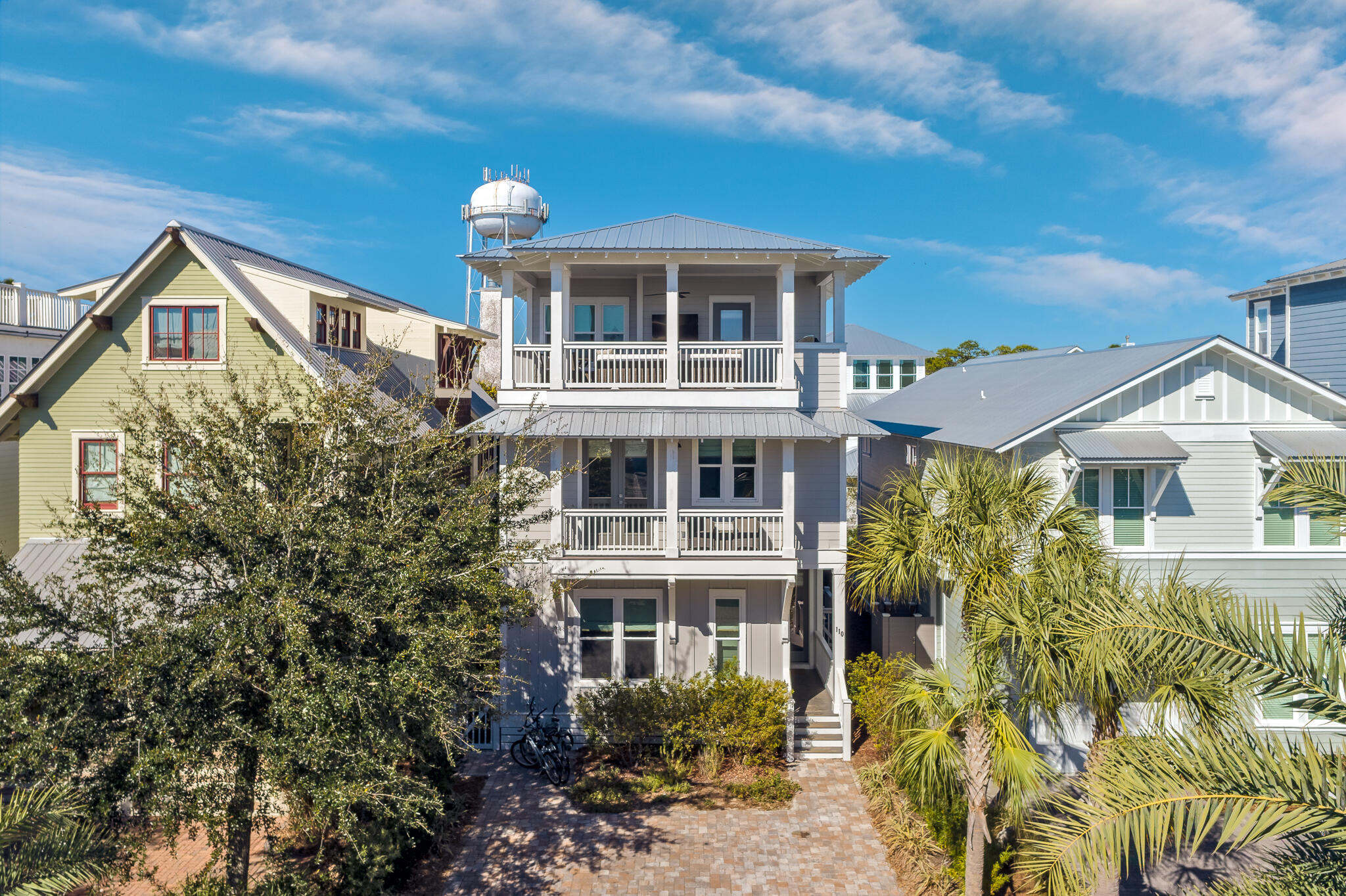 110 Surfer Lane Inlet Beach, FL 32461 - Photo 48 of 55 a front view of a house with a yard