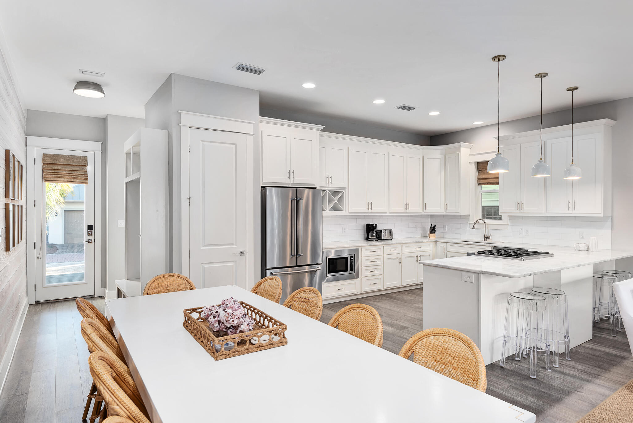 110 Surfer Lane Inlet Beach, FL 32461 - Photo 5 of 55 a kitchen with stainless steel appliances granite countertop a sink stove and refrigerator