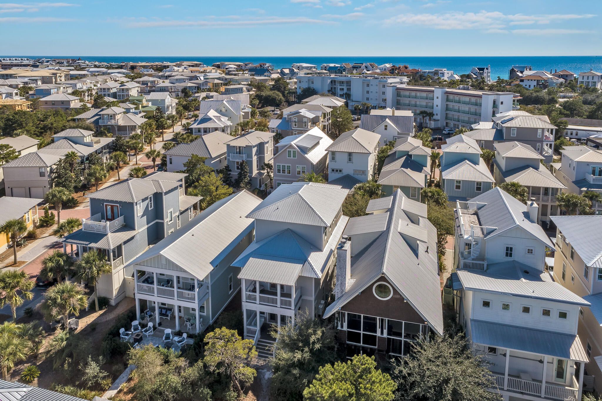 110 Surfer Lane Inlet Beach, FL 32461 - Photo 53 of 55 an aerial view of a residential apartment building