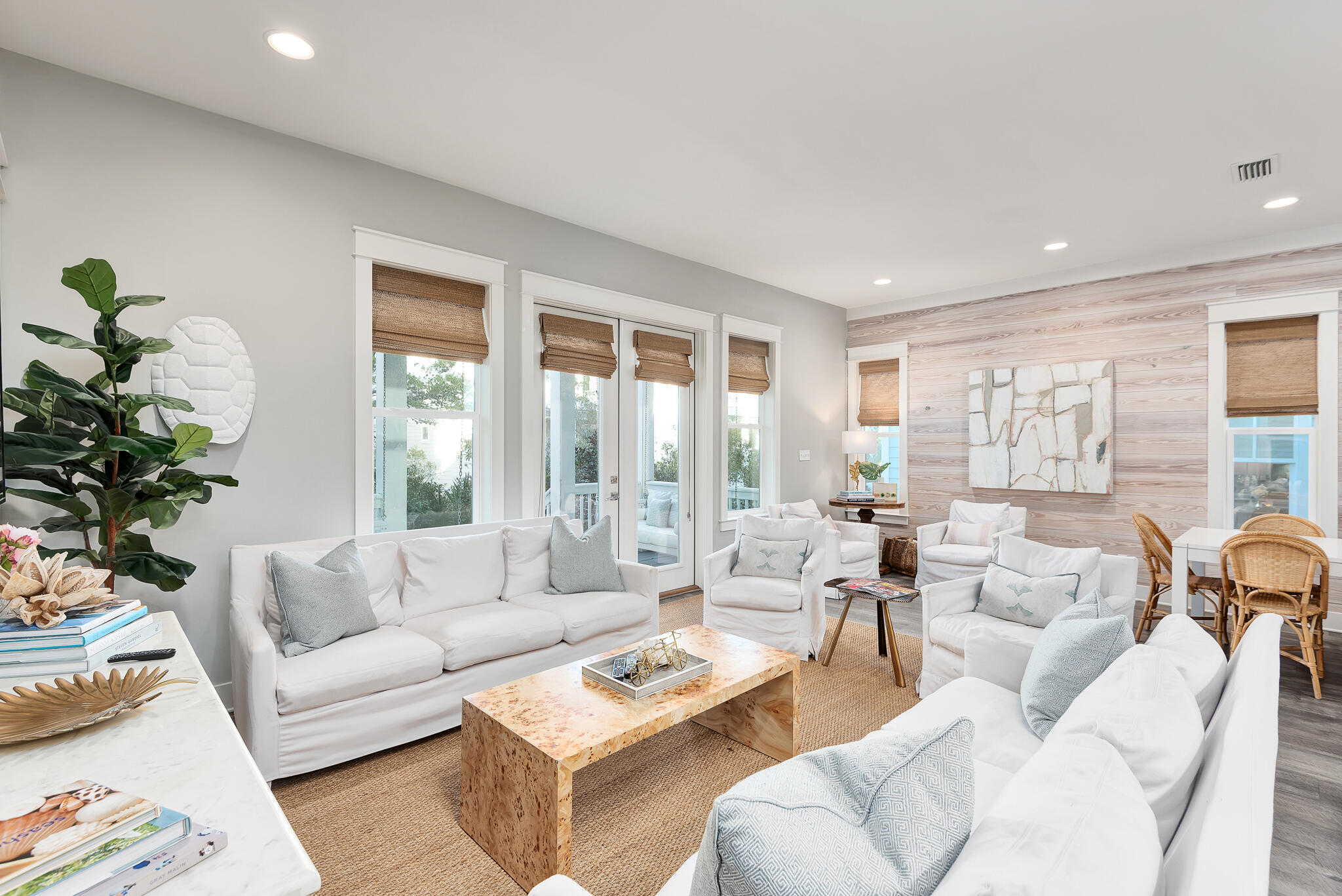 110 Surfer Lane Inlet Beach, FL 32461 - Photo 8 of 55 a living room with furniture and a large window