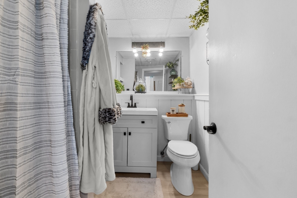 7 Carol Road Wareham, MA 02532 - Photo 35 of 42 a bathroom with a toilet sink and mirror