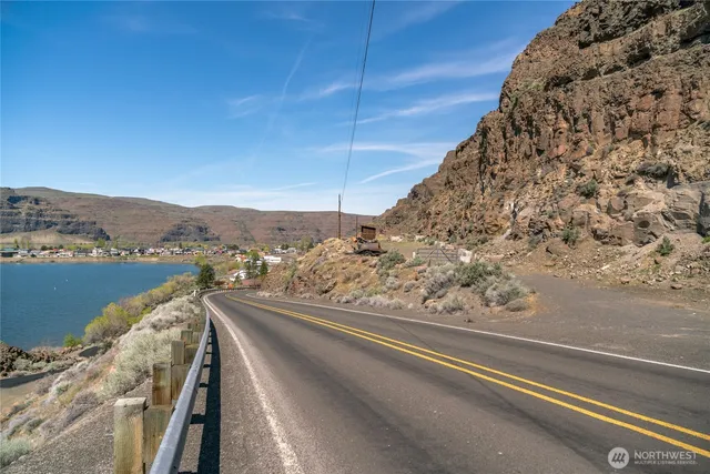 a view of a snow on the mountain