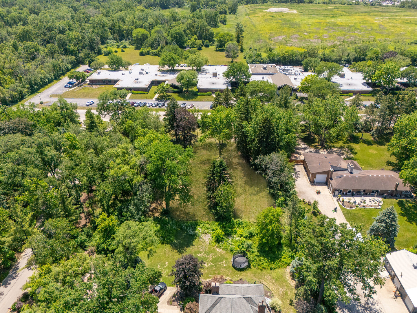 3680 Deerfield Road Riverwoods, IL 60015 - Photo 13 of 16 an aerial view of residential houses with outdoor space and trees