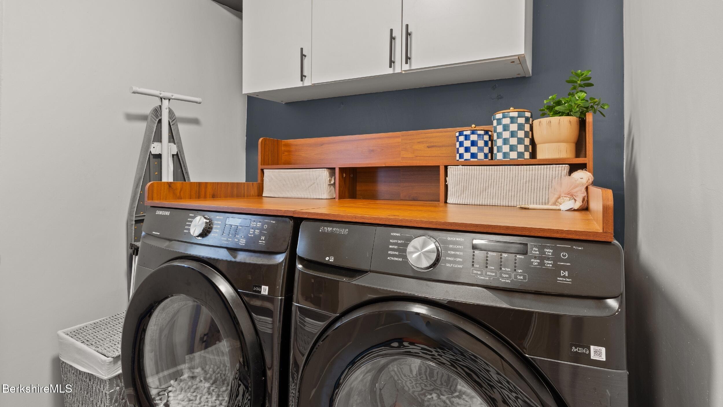 8 Catherine Street Lenox, MA 01242 - Photo 35 of 52 a utility room with dryer and washer