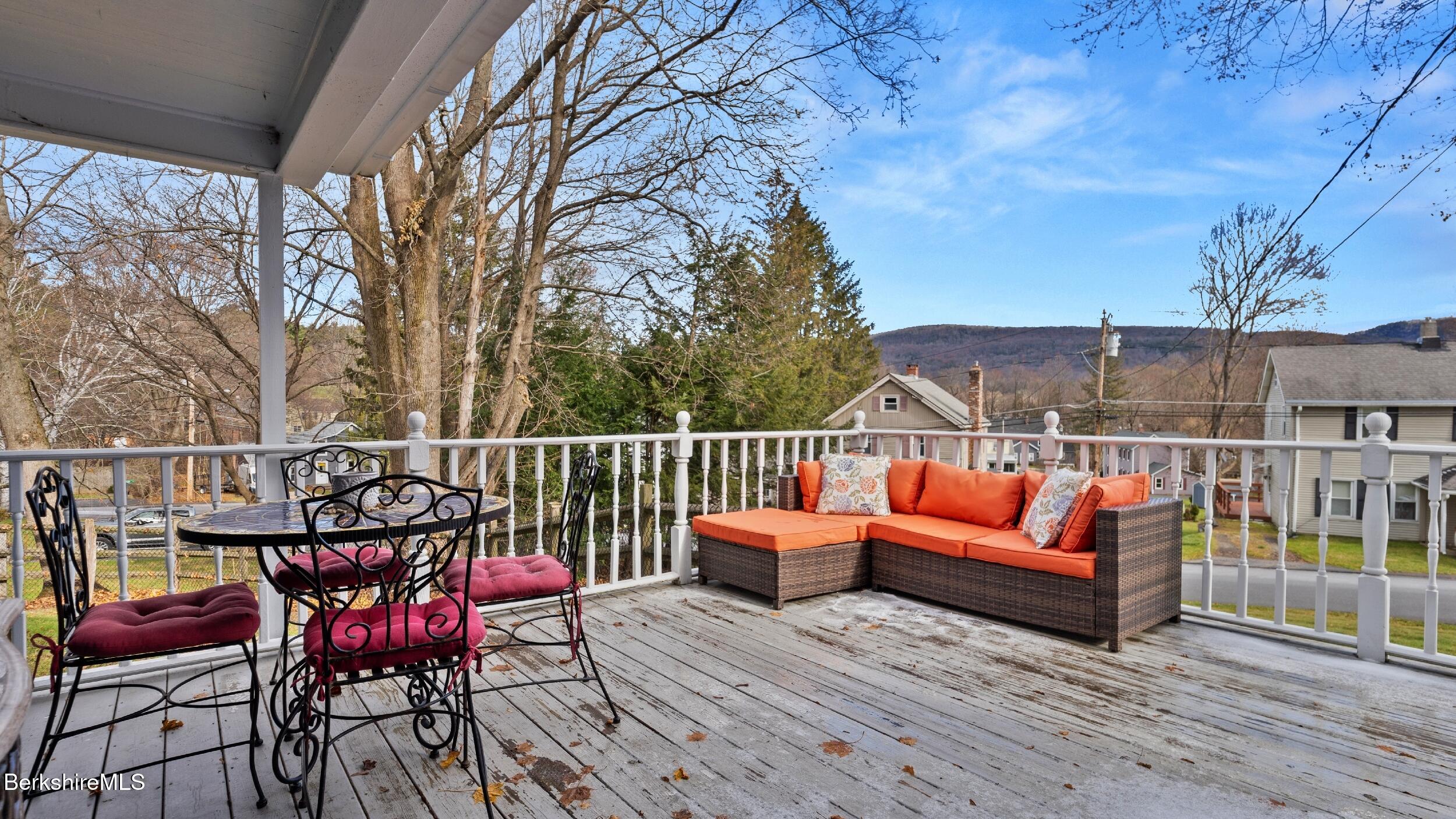 8 Catherine Street Lenox, MA 01242 - Photo 37 of 52 a view of a roof deck with furniture