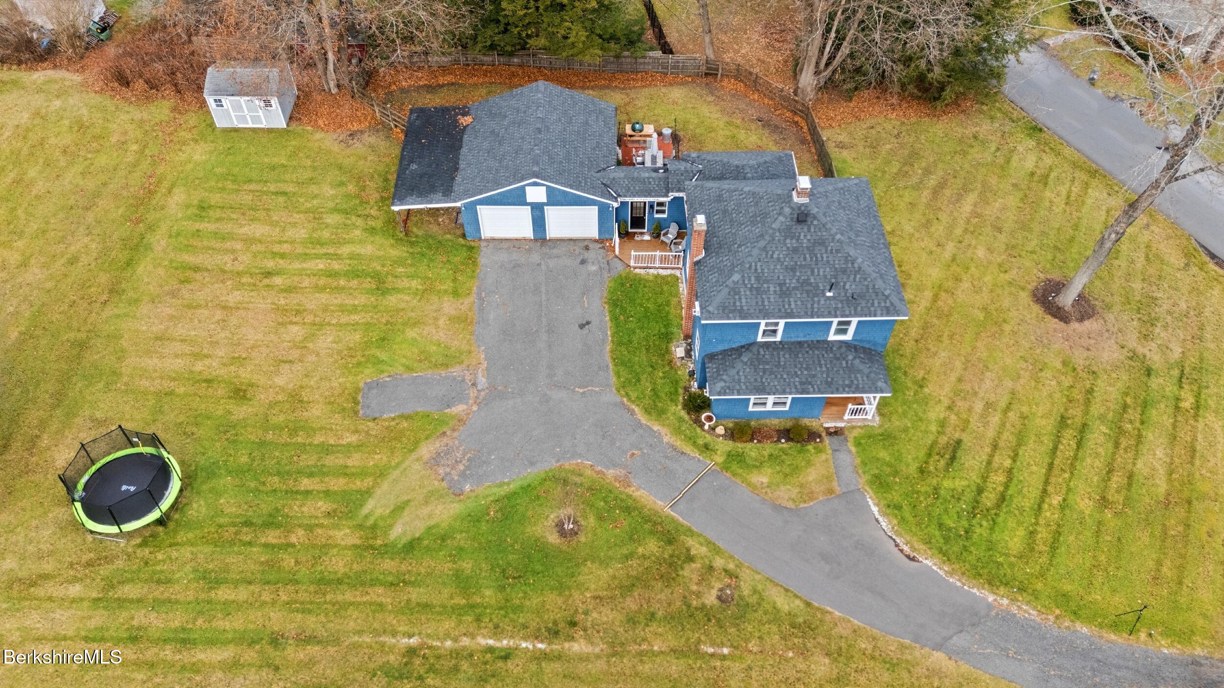 8 Catherine Street Lenox, MA 01242 - Photo 49 of 52 an aerial view of residential house with pool