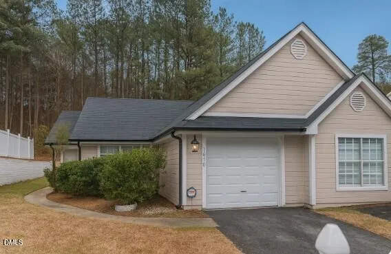 a backyard of a house